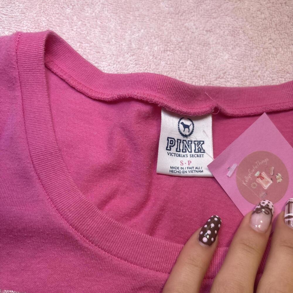 y2k PINK victoria's secret baby tee - Picture 5 of 5